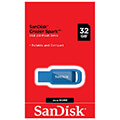 sandisk cruzer spark 32gb usb 20 flash drive blue sdcz61 032g g35b extra photo 1