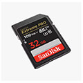 sandisk sdsdxxo 032g gn4in extreme pro 32gb sdhc uhs i v30 u3 class 10 extra photo 1