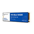 ssd western digital wds250g3b0e blue sn580 250gb nvme m2 2280 pcie gen4 x4 extra photo 1