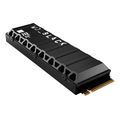 ssd western digital wds400t2xhe sn850x black 4tb with heatsink nvme pcie gen 40 x4 m2 2280 extra photo 1