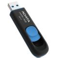 adata dashdrive uv128 8gb usb30 flash drive black blue extra photo 1