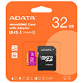 adata ausdh32guicl10 ra1 premier 32gb micro sdhc uhs i class 10 retail with adapter extra photo 1