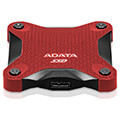 exoterikos skliros adata asd600q 480gu31 crd portable ssd sd600q 480gb usb 31 red extra photo 2