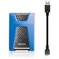 exoterikos skliros adata dashdrive durable hd650 1tb usb 31 blue color box extra photo 3
