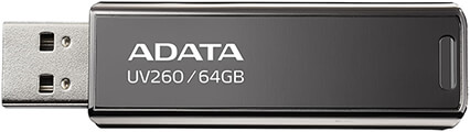 adata auv260 16g rbk uv260 16gb usb20 flash drive mirror black extra photo 1