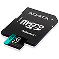 adata ausdx128gui3v30sa2 ra1 premier pro 128gb micro sdxc u3 v30 a2 with adapter extra photo 2