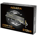 ssd adata aleg 840 512gcs legend 840 512gb m2 2280 pcie gen4 x4 nvme extra photo 5