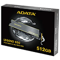 ssd adata aleg 850 512gcs legend 850 512gb m2 2280 pcie gen4 x4 nvme extra photo 6