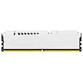 ram kingston fury beast white 32gb ddr5 6400mt s cl32 amd expo kf564c32bwe 32 extra photo 1