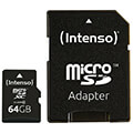 intenso 3413490 micro sdxc 64gb class 10 with adapter extra photo 1