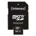 intenso 3423470 16gb micro sdhc uhs i premium class 10 sd adapter extra photo 1