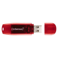 intenso 3502491 rainbow line 128gb usb20 flash memory red extra photo 1