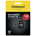 intenso 3413491 micro sdxc 128gb class 10 with adapter extra photo 1