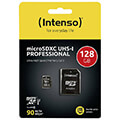 intenso 3433491 128gb micro sdxc uhs i professional class 10 adapter extra photo 2