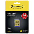 intenso 3421490 64gb sdxc premium u1 class 10 extra photo 1