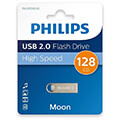 philips moon 128gb usb 20 flash drive vintage silver fm12fd160b 00 extra photo 2