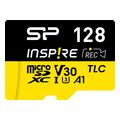 silicon power inspire 128gb micro sdxc u3 v30 a1 3d tlc nand sd adapter sp128gbstxlv3v1nsp extra photo 1