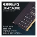 ram pny performance 8gb so dimm ddr4 2666mhz cl19 mn8gsd42666 sb extra photo 1