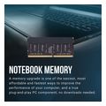 ram pny performance 8gb so dimm ddr4 2666mhz cl19 mn8gsd42666 sb extra photo 3