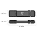 silicon power ds72 1tb nvme portable ssd usb 32 gen 2 type a type c black sp001tbuc3s72vpk extra photo 2