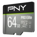 pny apro elite 64gb micro sdxc class 10 u3 v30 flash memory card psdu64gv31100pro ge extra photo 1