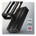 axagon m2 nvme usb type c enclosure eem2 40g extra photo 1