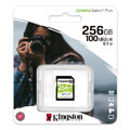 kingston sds2 256gb 256gb sdxc canvas select plus 100r c10 uhs i u3 v30 extra photo 2