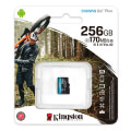 kingston sdcg3 256gbsp canvas go plus 256gb micro sdxc class 10 uhs i u3 v30 a2 extra photo 1