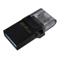 kingston dtduo3g2 64gb datatraveler microduo3 g2 64gb usb 32 gen1 type a micro usb flash drive extra photo 2