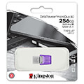 kingston dtduo3cg3 256gb datatraveler microduo 3c gen 3 256gb usb32 type c type a flash drive extra photo 2