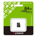 kingston sdcs3 64gbsp canvas select plus gen3 64gb micro sdxc 100mb s a1 extra photo 2