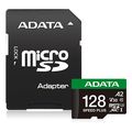 adata ud128gui3v30a2sp ra1 speed plus 128gb micro sdxc uhs i 180mb s u3 c10 with adapter extra photo 1