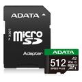 adata ud512gui3v30a2sp ra1 speed plus 512gb micro sdxc uhs i 180mb s u3 c10 with adapter extra photo 1