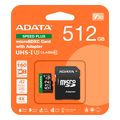 adata ud512gui3v30a2sp ra1 speed plus 512gb micro sdxc uhs i 180mb s u3 c10 with adapter extra photo 2
