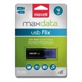 maxell flix 4gb usb 20 flash drive black extra photo 1