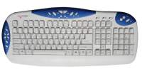 innovator multimedia keyboard blue white ps 2 extra photo 1