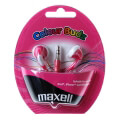 maxell color buds earphones pink extra photo 2