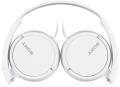 sony mdr zx110w stereo headphones white extra photo 1
