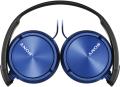 sony mdr zx310l lightweight folding headband type headphones blue extra photo 1