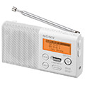 sonyxdr p1dbpw alarm clock with fm am radio white extra photo 1