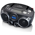 lenco scd 100bk portable pll fm radio cd mp3 bluetooth usb and sd player extra photo 1