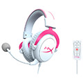 hyperx hhsc12 ac pk g cloud ii gaming headset white pink extra photo 3