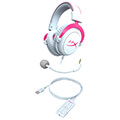 hyperx hhsc12 ac pk g cloud ii gaming headset white pink extra photo 4