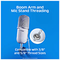 hyperx 519t2aa solocast usb microphone white extra photo 9