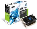 vga msi geforce gtx750 n750 2gd5 ocv1 2gb gddr5 pci e retail extra photo 1