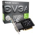 vga evga nvidia geforce gt710 1gb ddr3 single slot low profile pci e retail extra photo 1