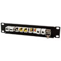 logilink act108 10 port 10 patch panel for keystone black extra photo 3