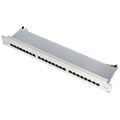 logilink np0040a 24 port shielded cat6 19 patch panel mount light grey extra photo 2