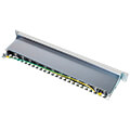 logilink np0040a 24 port shielded cat6 19 patch panel mount light grey extra photo 3