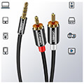 cable audio 35mm m 2xrca m 1m ugreen av116 10749 extra photo 2